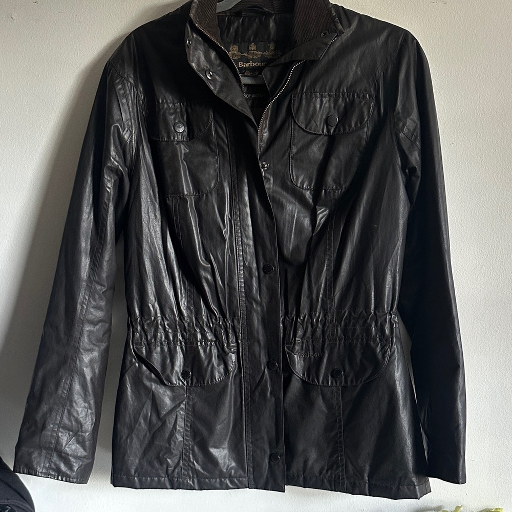Barbour Women's wax like  Jacket size US 6 - Picture 2 of 9